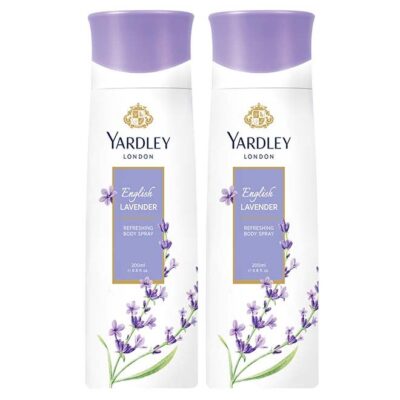 Pack Of 2 English Lavender Body Spray 200ml