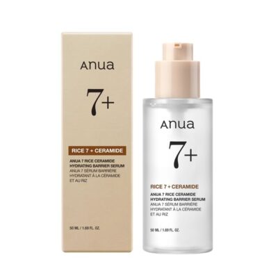 Anua 7+ Rice Ceramide Serum 50ml – Hydrating Barrier Boost