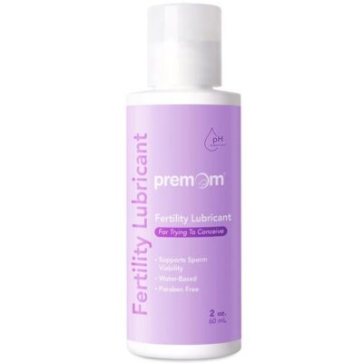 Sperm Friendly Fertility Lubricant Water Based: Glycerin Free - Paraben Free - pH Balanced Pregnancy Prep Lube for Women & Couples Trying to Conceive | 2 Fl Oz - Package May Vary