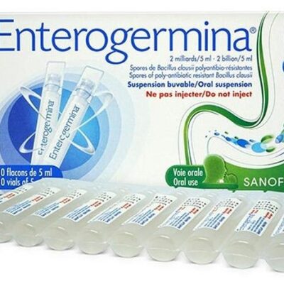 Enterogermina Oral Suspension 5ml 10 Vials (Probiotic for Digestive Health)