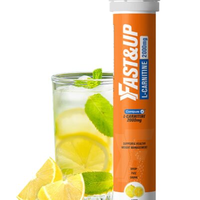 Carnitine - Weight Loss - 20 Effervescent Tablets, Lemon Flavour