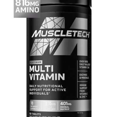Platinum Multi Vitamin for Men Women Daily MultiVitamin Immune Support 90 Tablets