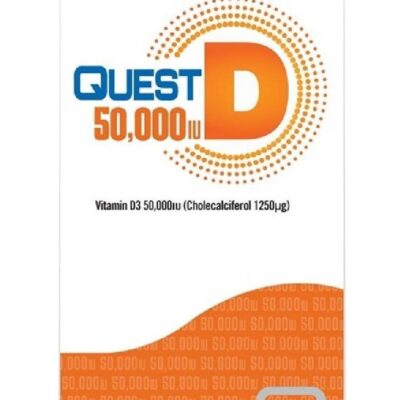 D 50,000 IU Vitamin D3 50,000IU (Cholecalciferol 1250ug), 15 Tablets