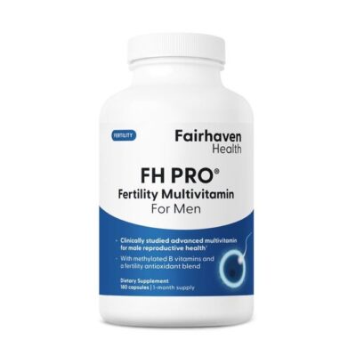 FH Pro for Men | Clinically Studied Premium Prenatal Fertility Supplements for Men | Male Fertility Supplements | Count and Motility Support Pre-Conception for Him | 180 Capsules