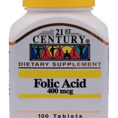 Folic Acid 400mcg 100 Tablets