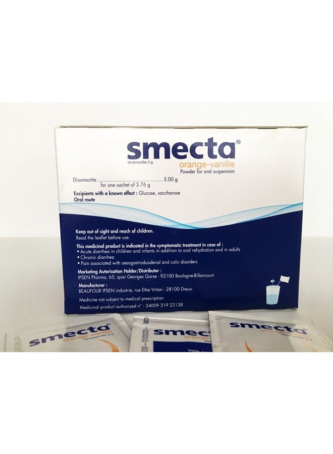 Original Smecta 3g Product of France 60 sachets Natural Treatment of Acute Diarrhea - Image 2