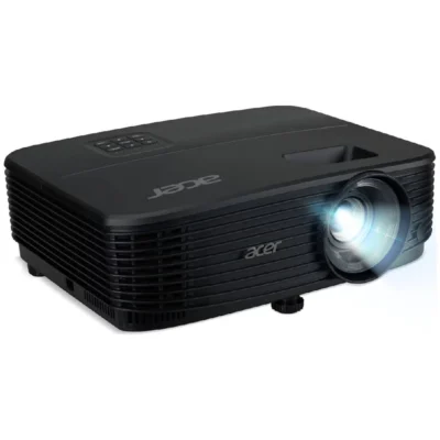 Acer DLP Projector - 4000 ANSI Lumens, 800x600 Native Resolution, 15000 Hrs Lamp Life, 2x Optical Zoom, Black, X1123HP