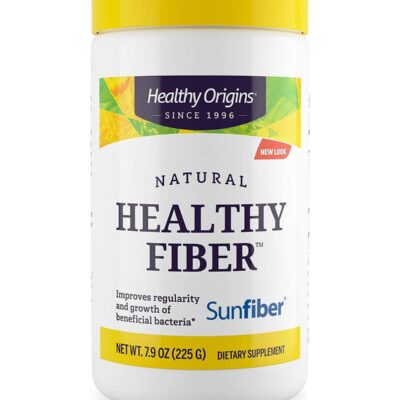Healthy Fiber Improves Regularity and Growth of Beneficial Bacteria (Sunfiber) Dietary Supplement - 225 grams net wt. 7.9 oz