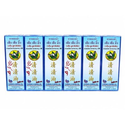 Cheng Cheng Herbal Massage Oil, Eucalyptus Flavour, 5cc (Pack of 6)