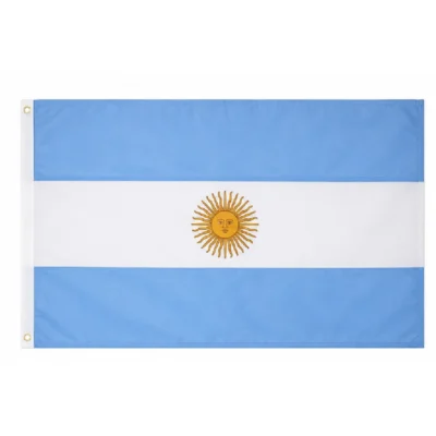 Argentina Flag 60x90 cm, Argentine National Flag for World Cup 2026, Indoor & Outdoor Celebration Flag