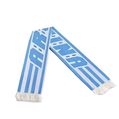 Argentina Football Fan Scarf, World Cup 2026 Supporter Scarf for Argentina National Team Fans and Collectors