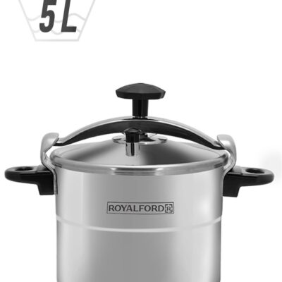5 Litre Alluminium Pressure Cooker Silver