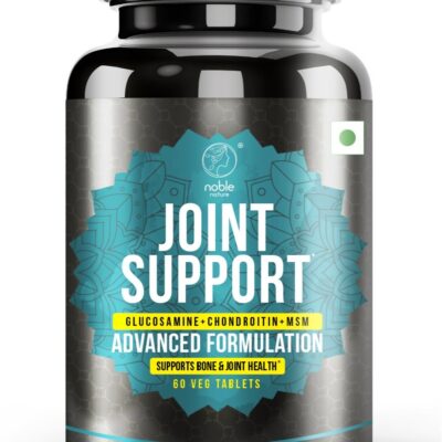 Joint Support Supplement with Glucosamine Chondroitin Turmeric MSM Boswellia - Supports Bone & Joint Health - 60 Veg Tablets