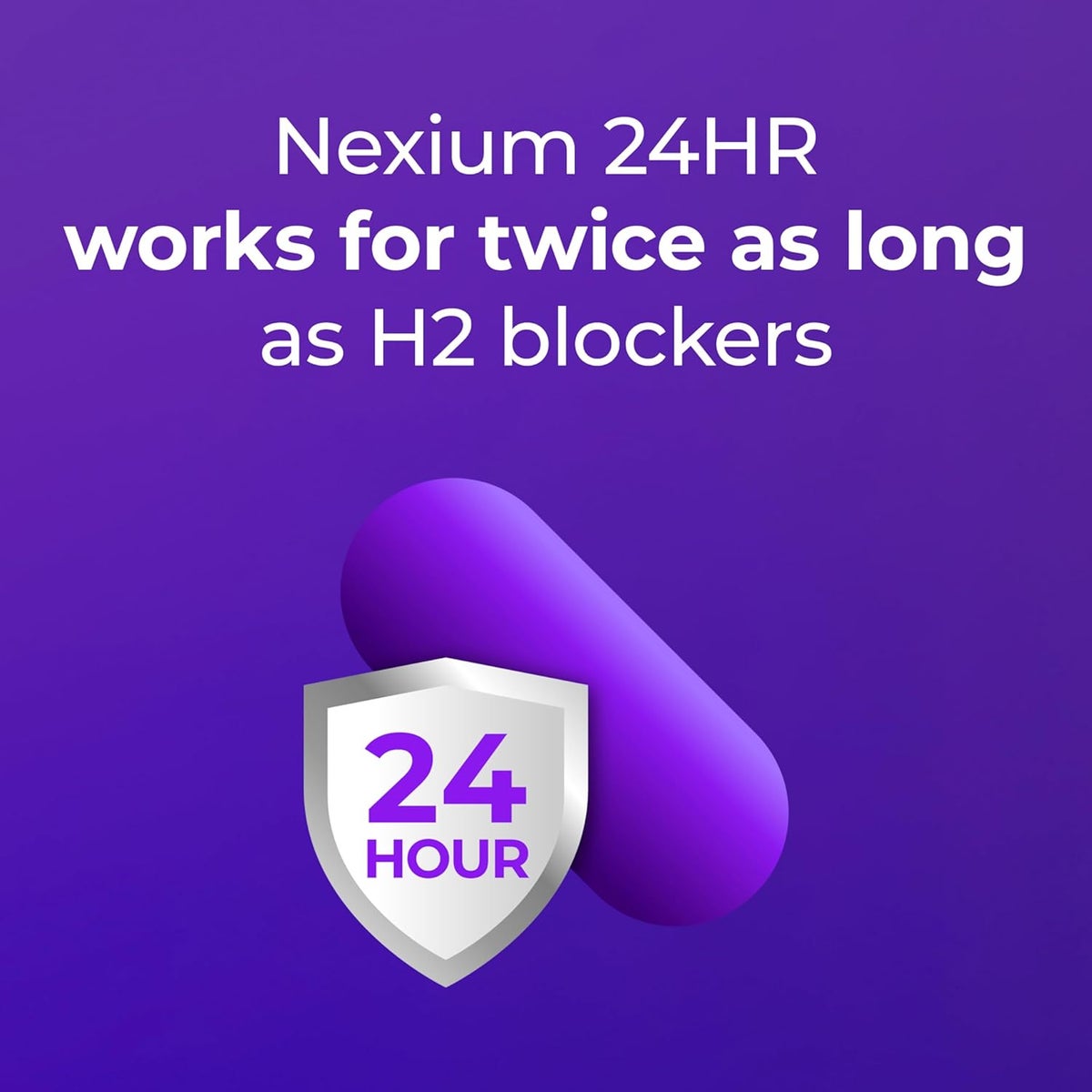 Nexium 24HR ClearMinis Acid Reducer Heartburn Relief Delayed Release Capsules for AllDay and AllNight Protection from Frequent Heartburn Heartburn Medicine with Esomeprazole Magnesium 42 Count - Image 3