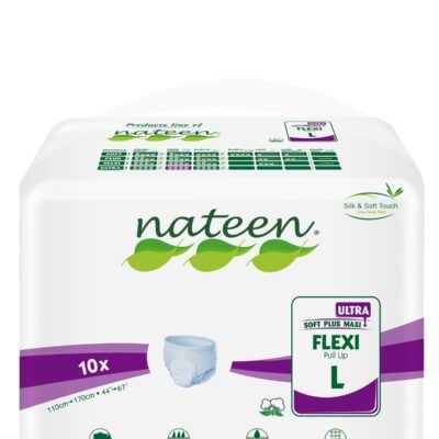 Flexi Ultra Adult Diapers Pants, Ultima Absorbency Incontinence Pull Ups, Large,Waist Size 110-170Cm,10 Count Adult Pants Diaper ,Superior Comfort,Excellent Combination Of Protection. (10 Count)