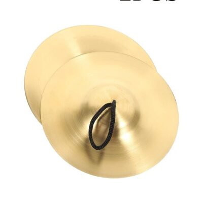 2 Pieces Small copper Finger Cymbals Belly Dancing Musical Instrument for Dancer Party game