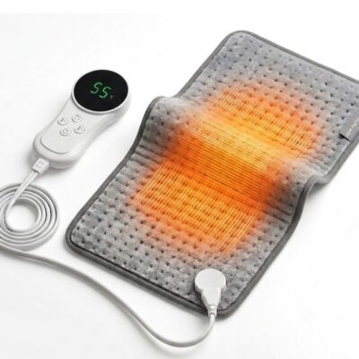 Electric Heating Pad with Digital Controller, Adjustable Temperature Soft Washable Heating Mat for Back, Neck, Shoulders, Abdomen, Legs and Muscle Relaxation Automatic Shut Off Machine Pain Relief Heating Pad