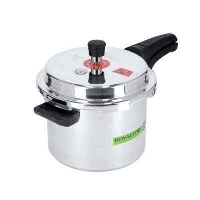 5L Aluminium Pressure Cooker Induction Compaitable Uniform Heating Convenient To Use Multicolour