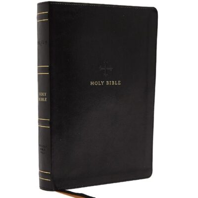 NRSV, Catholic Bible, Thinline Edition, Leathersoft, Black, Comfort Print: Holy Bible