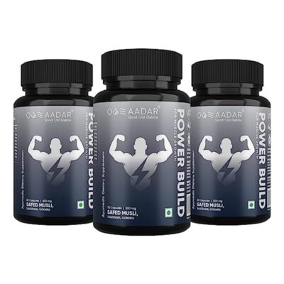 Power Build Ayurvedic Muscle Gain 30 Capsules Pack Of 3