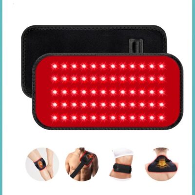 Red Light Therapy Belt, Infrared Light Therapy for Body, Wearable Wrap with Timer for Back Shoulder Waist Muscle Pain Relief, Improve Joint Inflammation, Red Light Therapy for Body