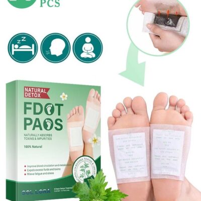 10 pieces Foot Care Pads, Ginger Oil Bamboo Charcoal Foot Pads, Foot Care Patch, Effective Feet Health Patches, Better Sleep Quality