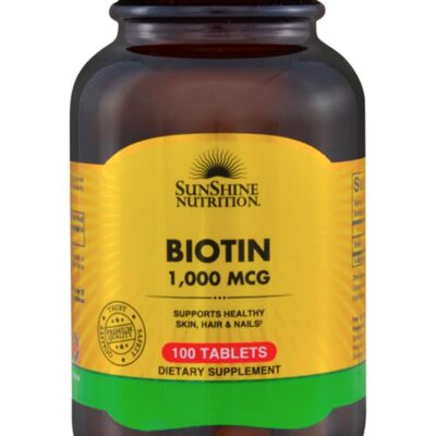 Biotin 1000 Mcg 100 Tabs