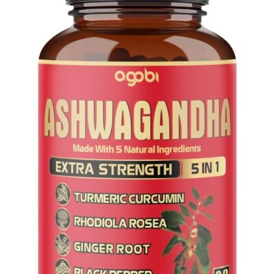 agobi Ashwagandha Capsules, 5in1 Equivalent to 5200mg Powder