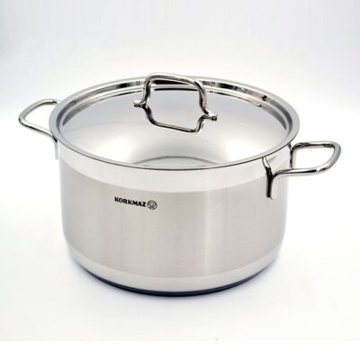 Alfa Stainless Steel Saucepan 16X9 cm / 1.8 L | Stainless Steel Tri-Ply Sandwich Base | Induction Compatible Pot | Silver - KA1016 Silver 16X9 cmLiters Silver 16x9cm