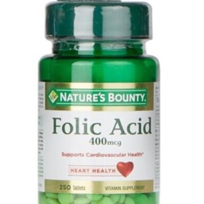Folic Acid 400 Mcg - 250 Tablets