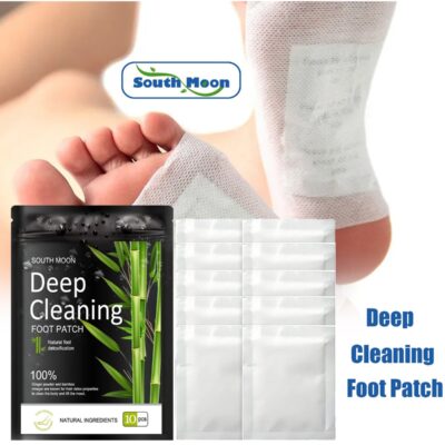 10Pcs Deep Cleansing Detox Foot Patches Foot Care Detox Foot Pads, Foot Detox Pads to Remove Toxins Deep Cleaning Foot Patch,100% Natural for Stress Relief, Improve Quality Of Sleep, Enhance Blood Circulation