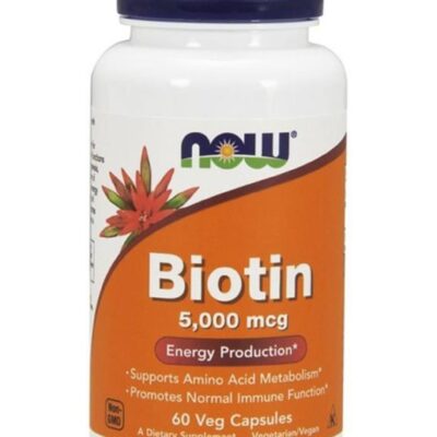 Biotin 5,000 Mcg - 60 Veg Capsules