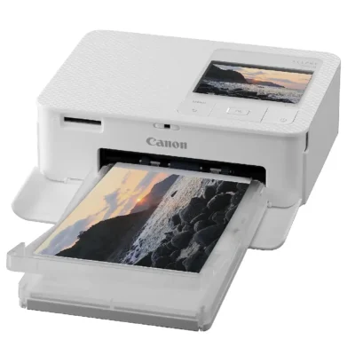 Canon SELPHY CP1500 Compact Portable Photo Printer - Wi-Fi, USB-C, Dye-Sublimation Photo Printing with LCD Screen, White