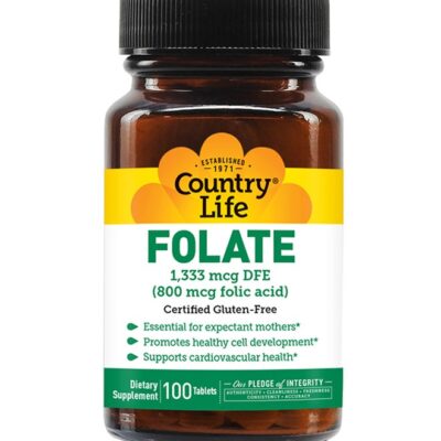 Folic Acid 800 mcg Tablets 100's