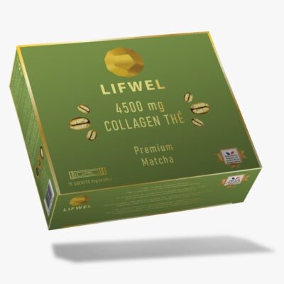 Lifwel Collagen Tea 4500 mg – Premium Matcha Collagen Sachets (15 Sachets). | Sugar Free | Gluten Free | Lactose Free | Halal Certified