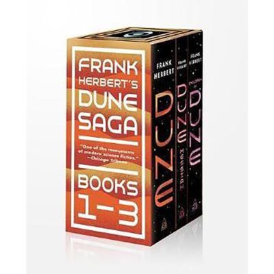Frank Herbert's Dune Saga 3-Book Boxed Set: Dune, Dune Messiah, and Children of Dune