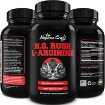 Nitric Oxide Support Pills - Natural Workout Supplement & Exercise Enhancer - Boost Energy Strength Recovery Muscle Builder - Pure L-Arginine & L-Citrulline Amino Acid Capsules 60 capsules