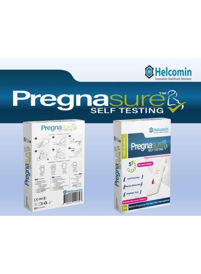 Pregnasure Finger Blood Pregnancy Test – Fast & Accurate Early Pregnancy Detection Kit - Image 6