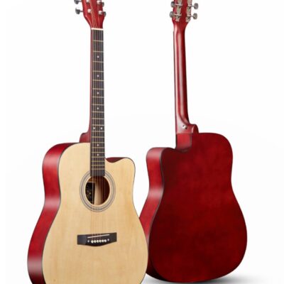 41-Inch Basswood Matte Guitar Folk Guitar Band Guitar Beginner Guitar + 5 Accessories