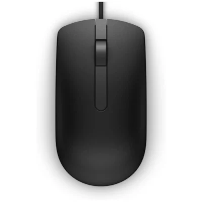 Dell MS116 Wired Optical Mouse - 1000 DPI USB Mouse with Scroll Wheel, Black
