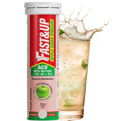 Apple Cider Vinegar - Weight Management - 15 Effervescent Tablets, Green Apple Flavour