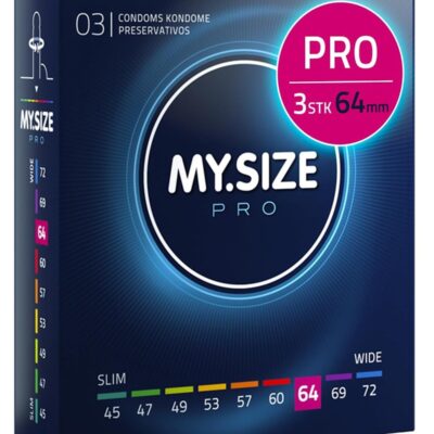 Ultra Thin Condoms 3 Pieces (64 Size) – Odorless, Long Lasting, Sustainable, Premium Quality for Maximum Comfort, Pleasure, and Sexual Health – Proper Fit Reduces Risks and Enhances Protection – Latex Men Condoms Available in Multiple Sizes (45 to 72)