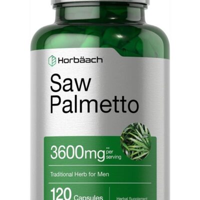Saw Palmetto Extract Prostate Supplement for Men Gluten Free 3600mg 120 Capsules