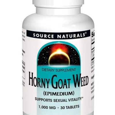 Horny Goat Weed 1000 mg, 30 Tablets – Supports Men's Health, Energy, Endocrine & Vitality Support