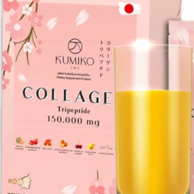 Kumiko Collagen Tripeptide Powder - 15 Sachets (150,000mg Total) | Marine-Sourced Hydrolyzed Collagen | Skin & Joint Support Supplement