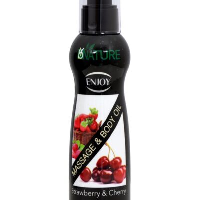 Strawberry And Cherry Massage Oil 175Ml – Sensual Aromatherapy Blend For Smooth Skin And Relaxation