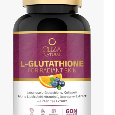 Glutathione 500 Mg With Collagen | Skin Enhancement Formula | Formulated With Vitamin C Alpha Lipoic Acid & Green Tea Extract 60 Capsules For Radiant Skin| Skin Whitening Capsules