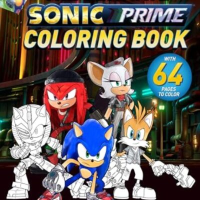 ULT SONIC PRIME COLORING BOOK
