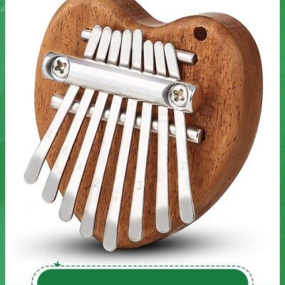 Mini Kalimba Thumb Piano 8 Keys,Portable Solid Wood Mbira Finger Piano for Kids,Marimba Musical Pendant Gift,Mini Exquisite Finger Thumb Piano,Children's Musical Instrument Toys