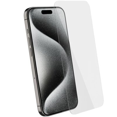 Grabit Premium Screen Protector 360 Degree Full Glue for Apple iPhone 15 Pro Max - Clear - GS-15PMX